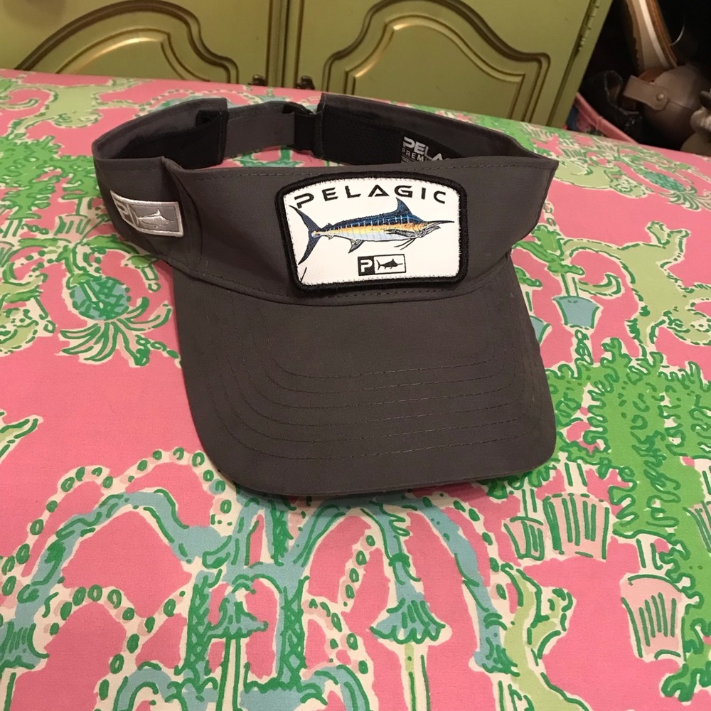 Pelagic swordfish fishing visor hat